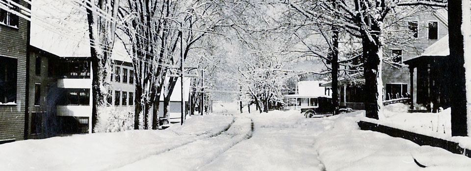 Winter in Bridgewater Village