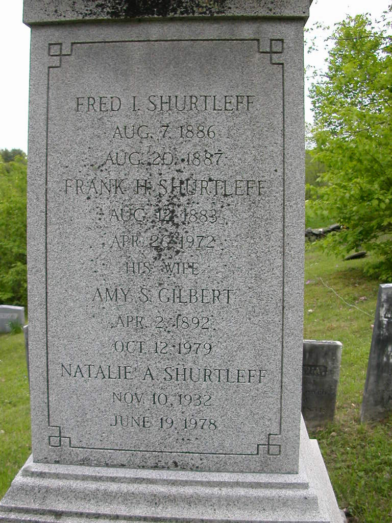 Bruce Shurtleff Wood, Natalie - Bridgewater Historical Society